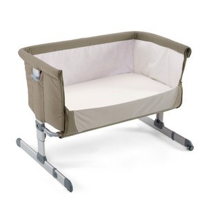 Кроватка Next 2 Me Chicco коричневая